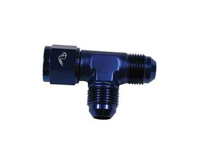 AN Tee to Female Swivel on Run (Flare to Flare Adapter)