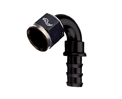120 Degree (Anodized Push On Hose Fitting)